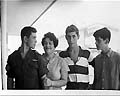 Yoni with his mother and brothers